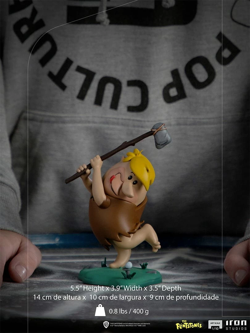 Official Iron Studios The Flintstones Barney Rubble 1:10 Art Scale Statue Premium Collectibles