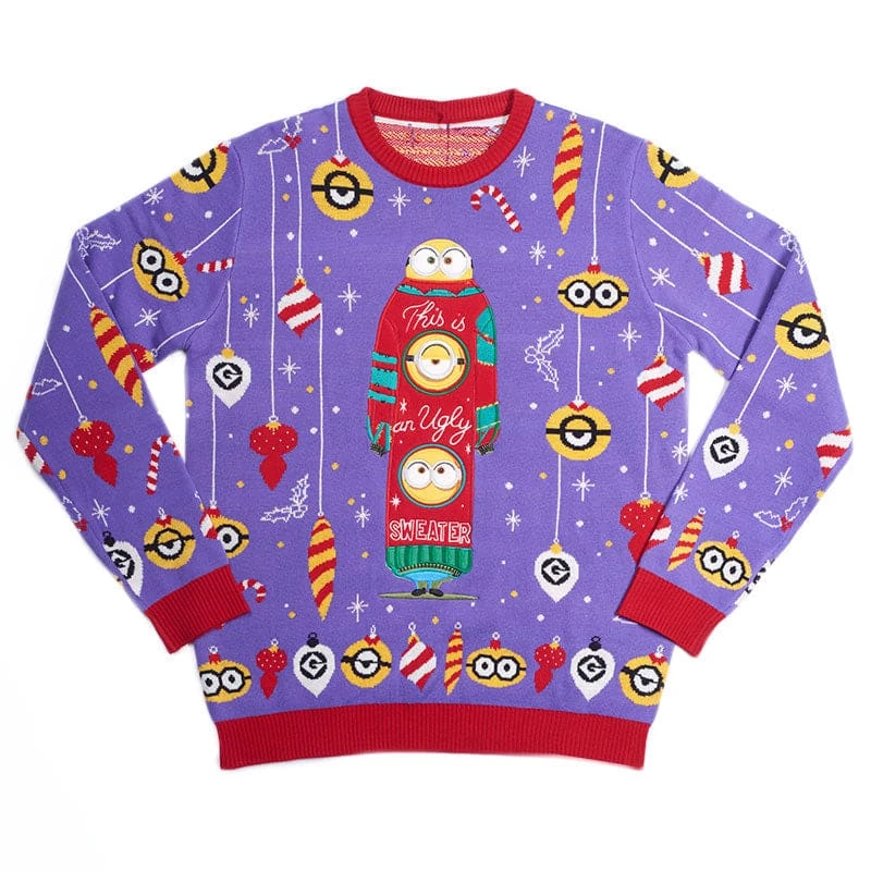 Official Minions Christmas Jumper / Ugly Sweater