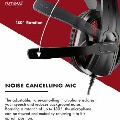 Numskull Multi-Format Gaming Headset For PS4/Xbox One/Nintendo Switch/PC/Mac/Xbox 360