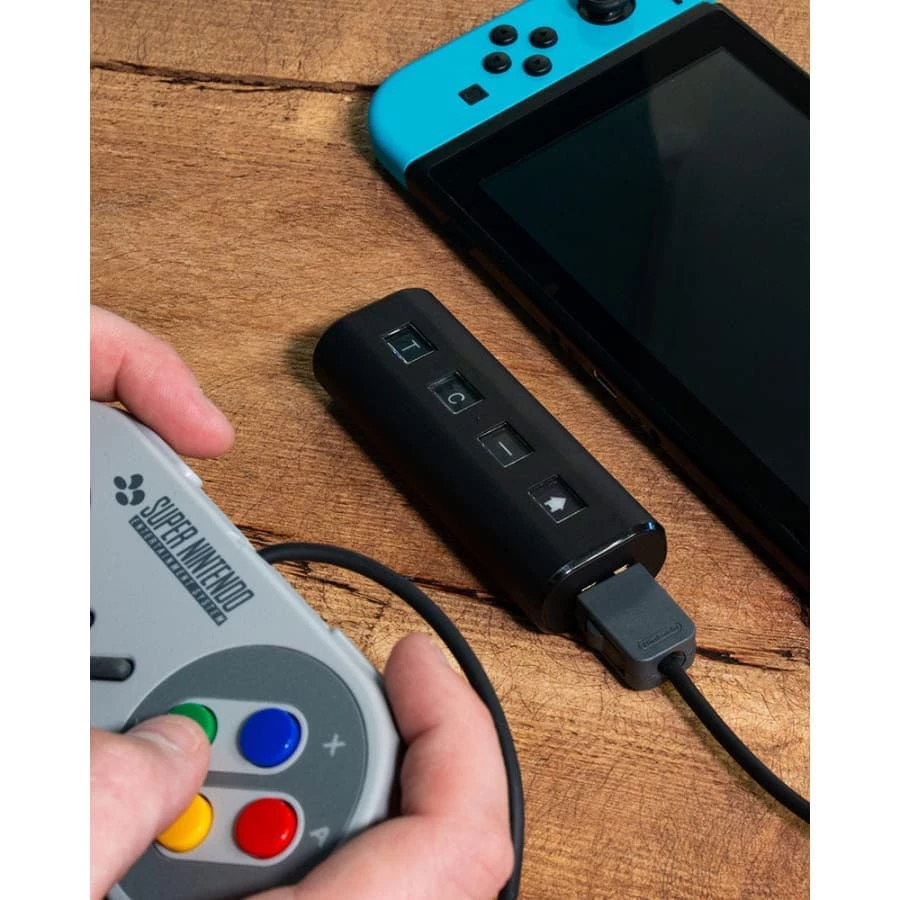 Numskull Nintendo Switch Wireless Retro Controller Converter (SNES And NES Mini, Wii And Gamecube) Gaming Accessories