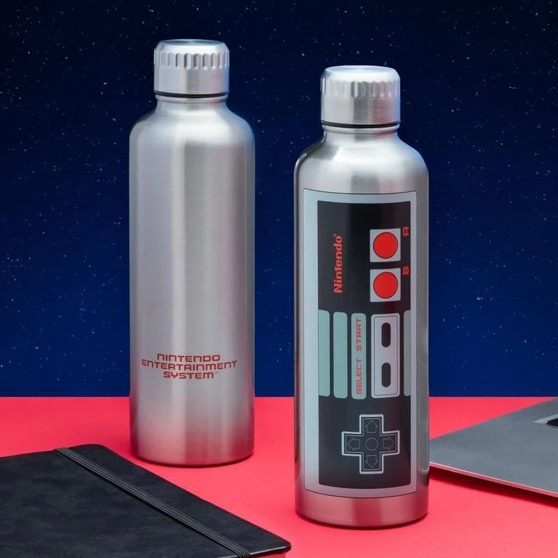 Gifts For Retro Collectors Official Nintendo NES Metal Water Bottle