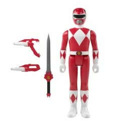 Official Power Rangers Red Ranger ReAction Figure