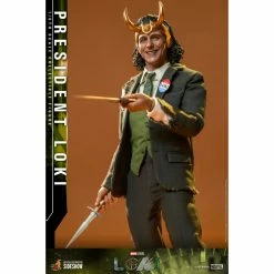 Official Hot Toys Marvel Loki President Loki 1:6 Scale Figure