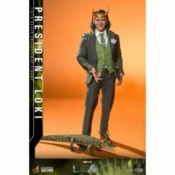 Official Hot Toys Marvel Loki President Loki 1:6 Scale Figure