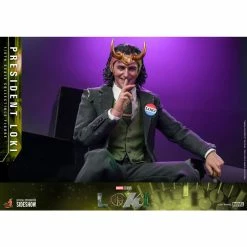 Official Hot Toys Marvel Loki President Loki 1:6 Scale Figure