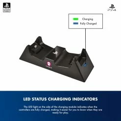 Official Sony PlayStation 4 PS4 Games Storage Tower + Dual Charger