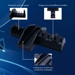 Gaming Accessories Numskull PlayStation PS4 Multi-Function 5 In 1 Docking Station / Console Stand