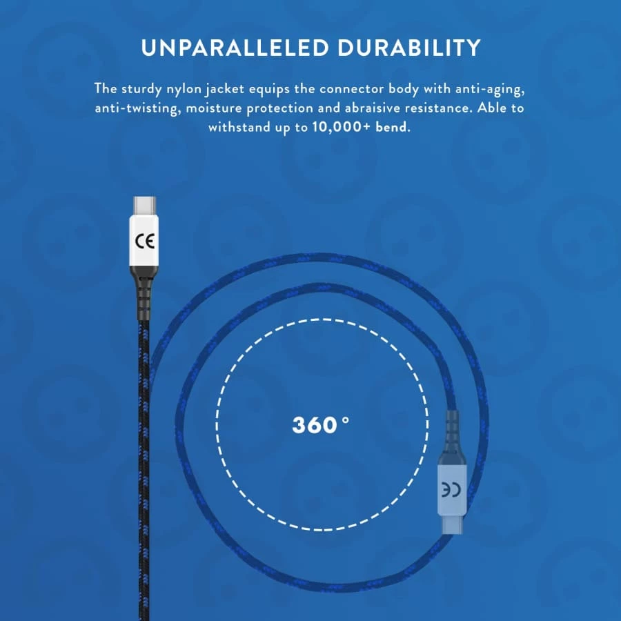 Numskull PlayStation 5 / PS5 Play And Charge USB C Charging Cable