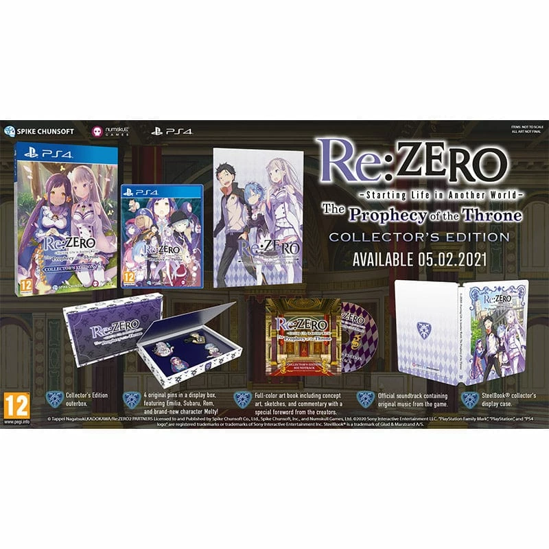 PS4 Games Numskull Re:ZERO - Starting Life In Another World: The Prophecy Of The Throne Limited Edition (PS4)
