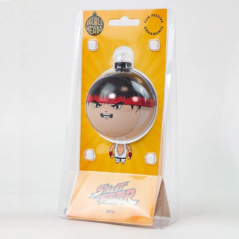 Street Fighter Christmas Decoration Bauble Heads Street Fighter โRyuโ Christmas Decoration / Ornament