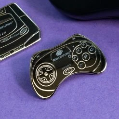 Pin Kings SEGA Console Enamel Pin Badge Set 1.2 – Saturn Accessories