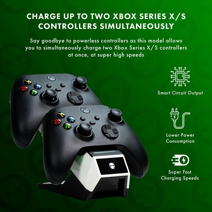 Gaming Accessories Numskull Xbox Series X And Series S Fast Charge Twin Charging Dock