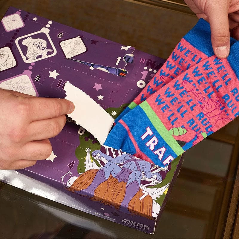 He-Man And The Masters Of The Universe ‘Naughty’ 12 Days Of Socks Advent Calendar