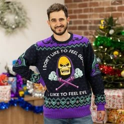 Masters Of The Universe Official Skeletor Christmas Jumper / Ugly Sweater