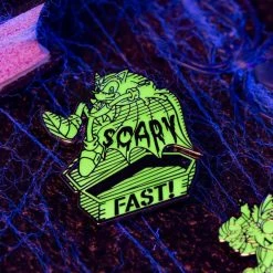 Pin Kings Modern Sonic The Hedgehog Glow In The Dark Halloween Sonic & Tails Enamel Pin Badge Set 1.1 Accessories