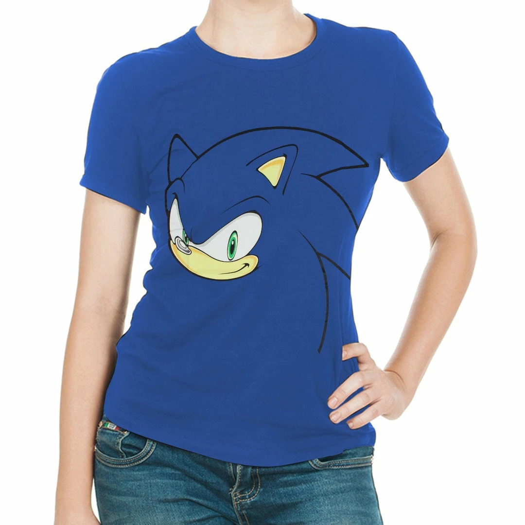 Official Sonic The Hedgehog Women's T-Shirts Apparel