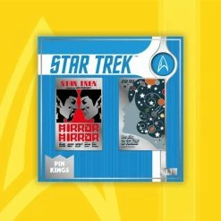 Accessories Pin Kings Star Trek Enamel Pin Badge Set 1.1 β Mirror Spock & The City On The Edge