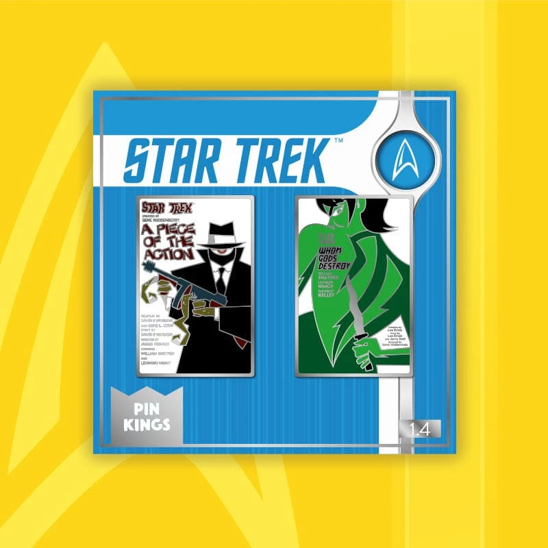 Accessories Pin Kings Star Trek Enamel Pin Badge Set 1.4 β A Piece Of Action & Whom Gods Destroy