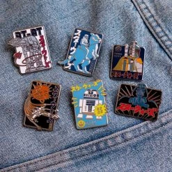 Pin Kings Star Wars Enamel Pin Badge Set 2.1 – X-Wing & AT-AT Accessories