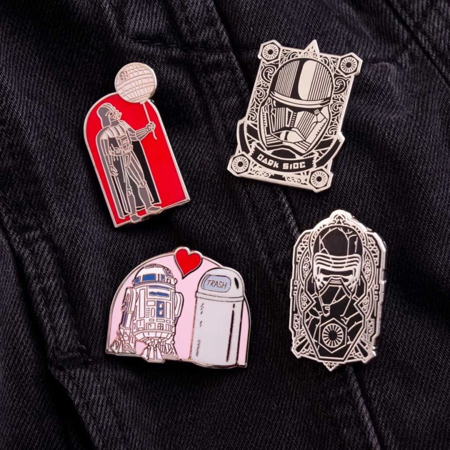 Pin Kings Star Wars Enamel Pin Badge Set 3.1 β R2D2 & Darth Vader Accessories