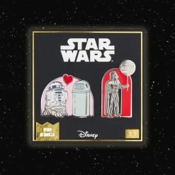 Pin Kings Star Wars Enamel Pin Badge Set 3.1 β R2D2 & Darth Vader Accessories