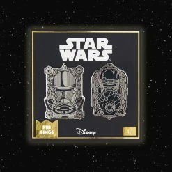 Accessories Pin Kings Star Wars Enamel Pin Badge Set 4.1 β Kylo Ren & Stormtrooper
