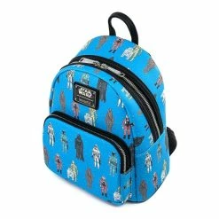 Official Loungefly Star Wars Action Figures AOP Mini Backpack