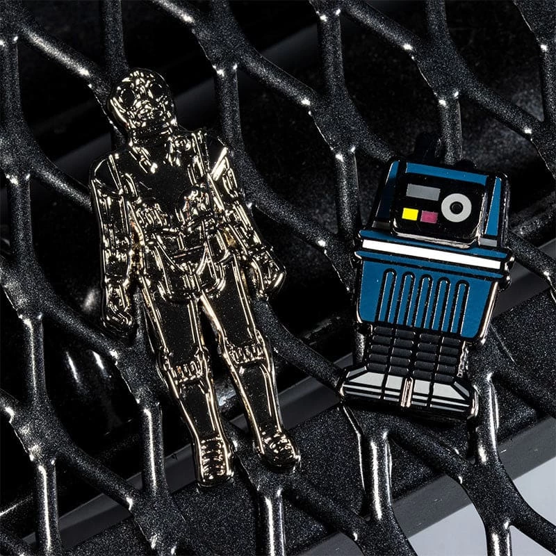 Pin Kings Star Wars Enamel Pin Badge Set 1.10 β Death Star Droid And Power Droid