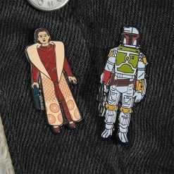 Pin Kings Star Wars Enamel Pin Badge Set 1.11β Boba Fett And Leia Organa (Bespin Gown)