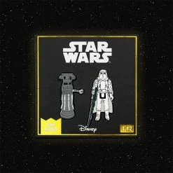 Pin Kings Star Wars Enamel Pin Badge Set 1.12 – FX-7 And Imperial Stormtrooper (Hoth Battle Gear)