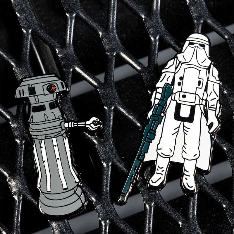 Pin Kings Star Wars Enamel Pin Badge Set 1.12 β FX-7 And Imperial Stormtrooper (Hoth Battle Gear)