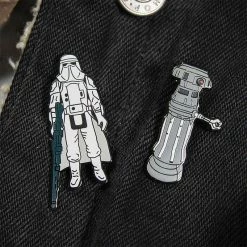 Pin Kings Star Wars Enamel Pin Badge Set 1.12 β FX-7 And Imperial Stormtrooper (Hoth Battle Gear)
