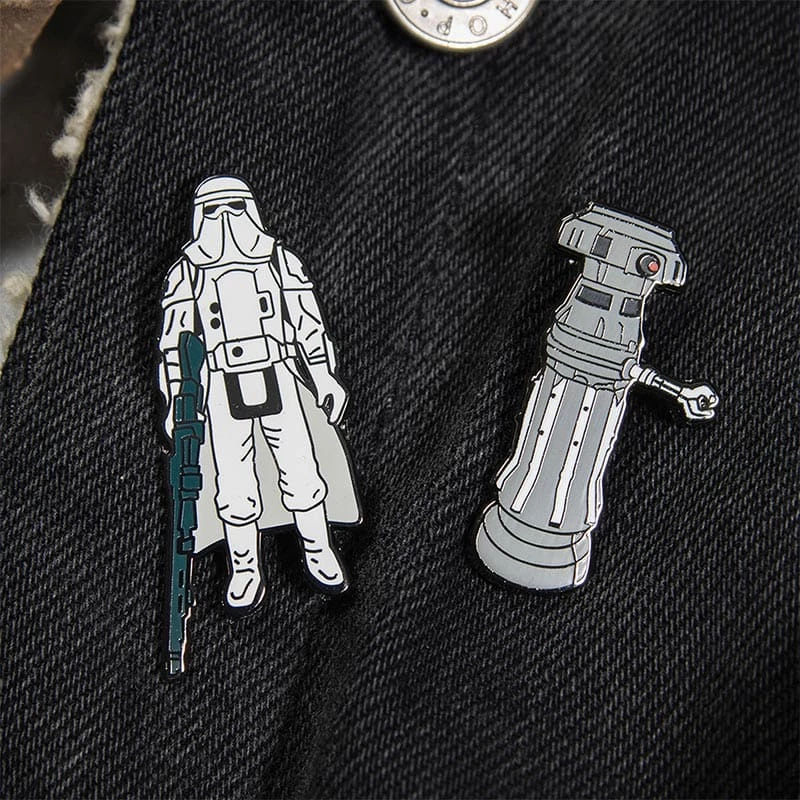 Pin Kings Star Wars Enamel Pin Badge Set 1.12 β FX-7 And Imperial Stormtrooper (Hoth Battle Gear)