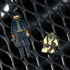 Accessories Pin Kings Star Wars Enamel Pin Badge Set 1.16 – Bespin Security Guard And Yoda