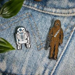Pin Kings Star Wars Enamel Pin Badge Set 1.2 - R2D2 And Chewbacca
