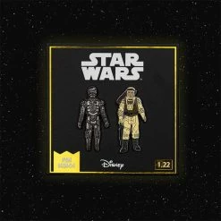 Accessories Pin Kings Star Wars Enamel Pin Badge Set 1.22 β C-3PO And Luke Skywalker (Hoth Battle Gear)