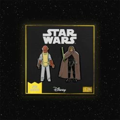 Pin Kings Star Wars Enamel Pin Badge Set 1.26 β Admiral Ackbar And Luke Skywalker (Jedi Knight Outfit) Accessories