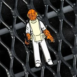 Pin Kings Star Wars Enamel Pin Badge Set 1.26 – Admiral Ackbar And Luke Skywalker (Jedi Knight Outfit) Accessories