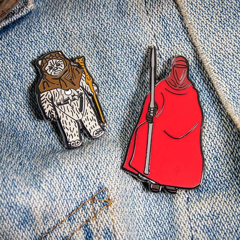 Pin Kings Star Wars Enamel Pin Badge Set 1.28 – Emperor’s Royal Guard And Chief Chirpa Accessories