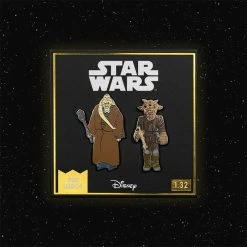Pin Kings Star Wars Enamel Pin Badge Set 1.32 – Bib Fortuna And Ree-Yees Accessories