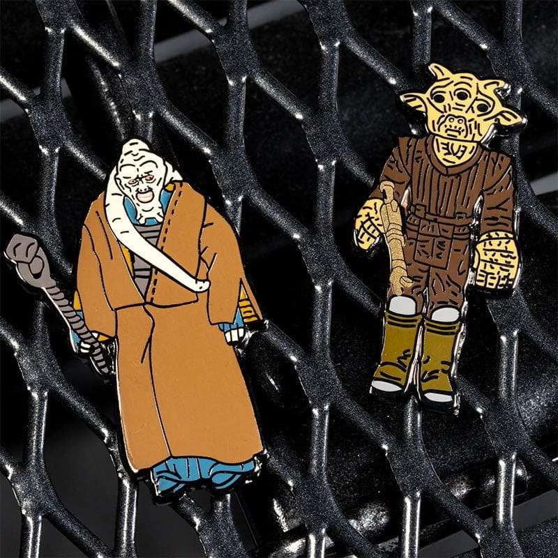 Pin Kings Star Wars Enamel Pin Badge Set 1.32 β Bib Fortuna And Ree-Yees Accessories