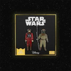 Pin Kings Star Wars Enamel Pin Badge Set 1.37 – B-Wing Pilot And Klaatu (in Skiff Guard Outfit) Accessories