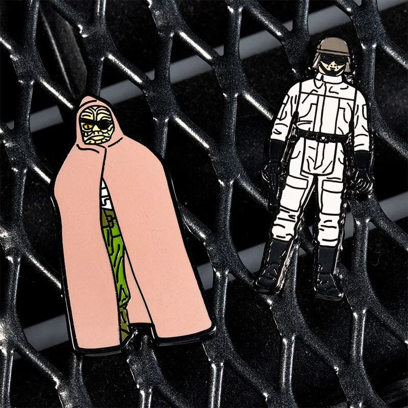 Accessories Pin Kings Star Wars Enamel Pin Badge Set 1.39 β Prune Face And AT-ST Driver