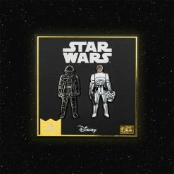 Accessories Pin Kings Star Wars Enamel Pin Badge Set 1.44 β Imperial Gunner And Luke Skywalker (Imperial Stormtrooper Outfit)
