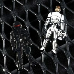 Accessories Pin Kings Star Wars Enamel Pin Badge Set 1.44 – Imperial Gunner And Luke Skywalker (Imperial Stormtrooper Outfit)