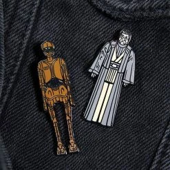 Accessories Pin Kings Star Wars Enamel Pin Badge Set 1.46 β Old Anakin Skywalker And EV-9D9