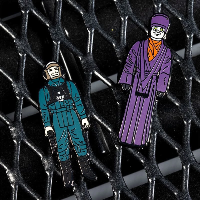 Pin Kings Star Wars Enamel Pin Badge Set 1.48 β A-Wing Pilot And Imperial Dignitary Pin Badges