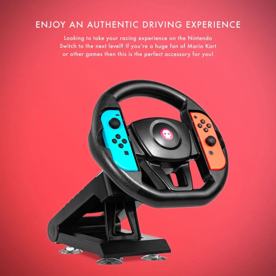 Gaming Accessories Numskull Nintendo Switch Joy Con Steering Wheel Table Attachment