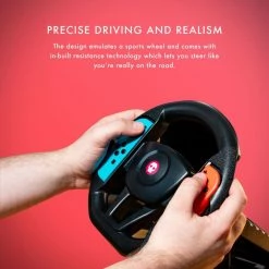 Gaming Accessories Numskull Nintendo Switch Joy Con Steering Wheel Table Attachment