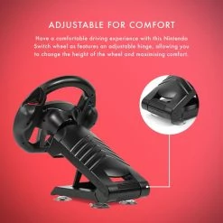 Gaming Accessories Numskull Nintendo Switch Joy Con Steering Wheel Table Attachment